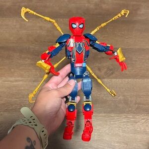 Pre-built LEGO Iron Spider-Man Construction Figure